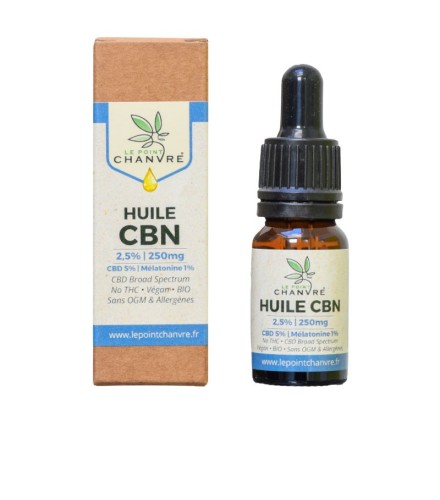 Huile Sublinguale 2.5% CBN & Mélatonine