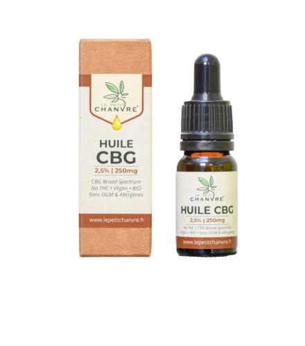 Huile Sublinguale 2.5% CBG