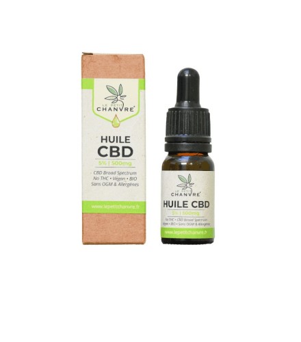 Huile Sublinguale 5% CBD Bio