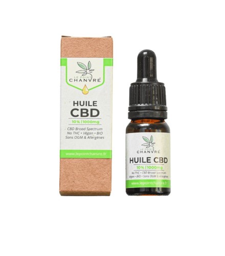 Huile Sublinguale 10% CBD Bio