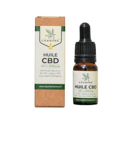 Huile Sublinguale 25% CBD Bio
