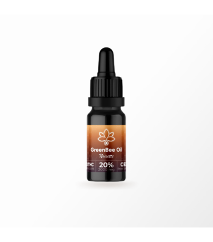 Huile Broad-Spectrum CBD “GreenBee” 5% / 10% / 20% Noisette 10 ml