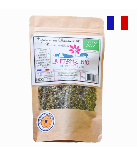 Infusion au chanvre Plaisir Acidulé bio - 40g